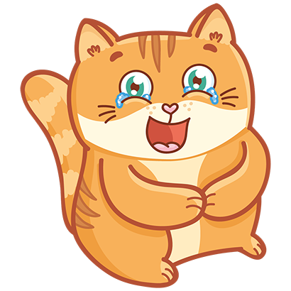 Hosico cat! Cute stickers for iMessage messages sticker-3