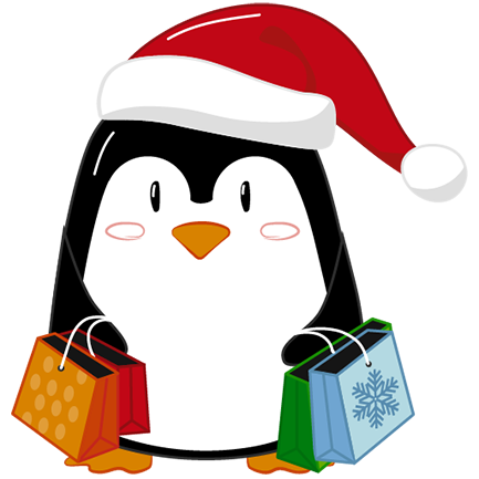 Christmas Penguins 2018 messages sticker-10
