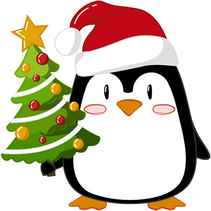 Christmas Penguins 2018 messages sticker-1