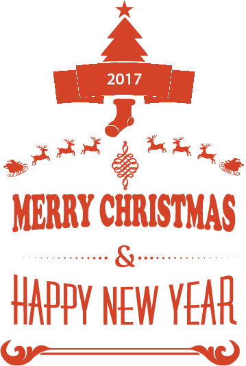 Christmas & New year 2017 Stickers messages sticker-9
