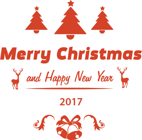 Christmas & New year 2017 Stickers messages sticker-2