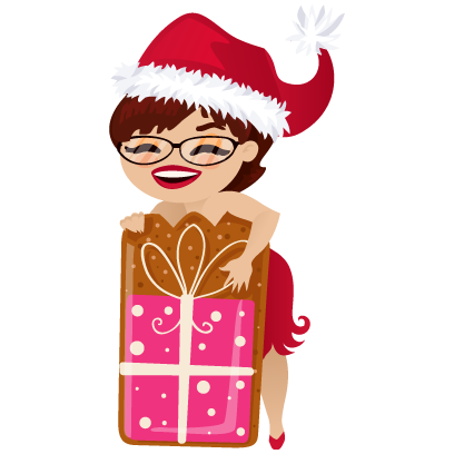 Penelope Pinup Christmas messages sticker-11