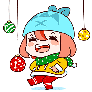 Luxiaoyu: Merry Christmas - NHH Animated Stickers messages sticker-2