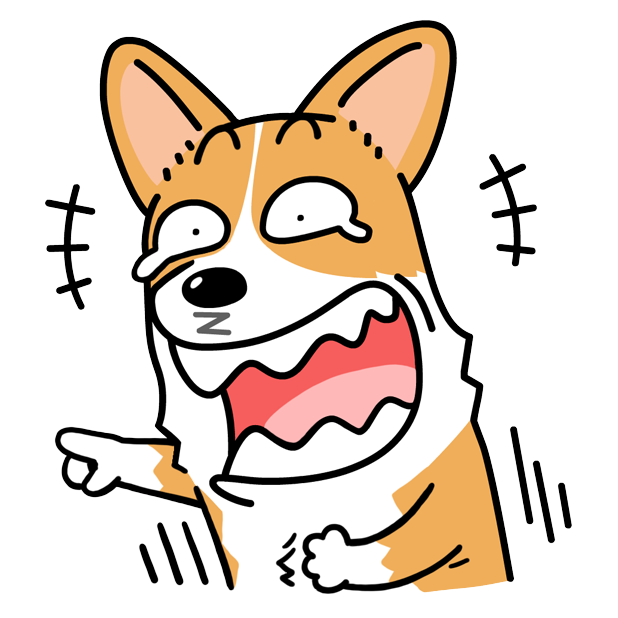 Welshcorgi Mr.LEE & Friends messages sticker-6