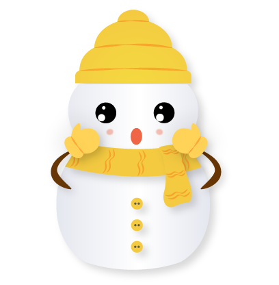 Little Snowman - Christmas Holiday Emoji messages sticker-10