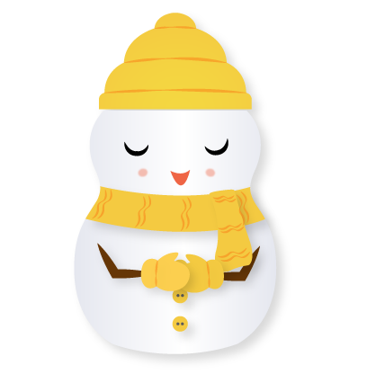 Little Snowman - Christmas Holiday Emoji messages sticker-9