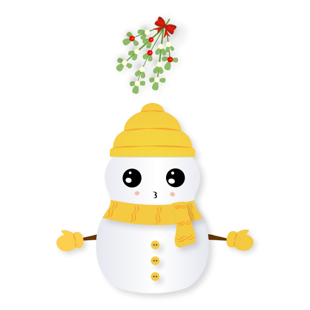 Little Snowman - Christmas Holiday Emoji messages sticker-3