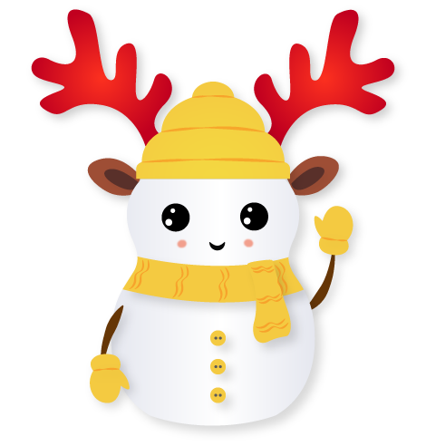 Little Snowman - Christmas Holiday Emoji messages sticker-2