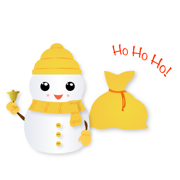 Little Snowman - Christmas Holiday Emoji messages sticker-5