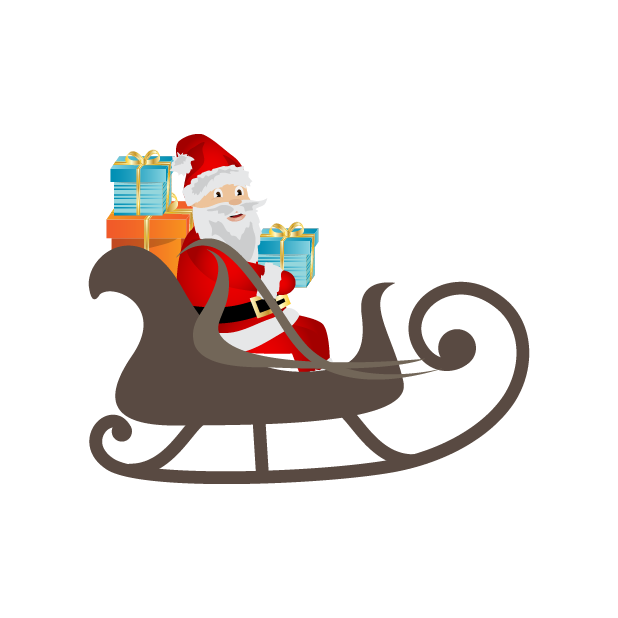 Black Santa (and White Santa!) messages sticker-7