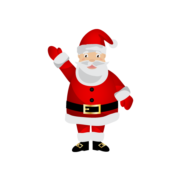 Black Santa (and White Santa!) messages sticker-1
