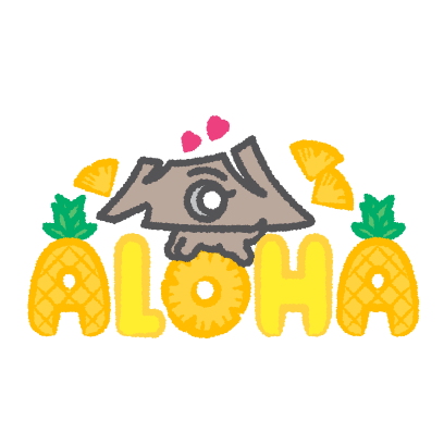 111-HAWAII PROJECT Diamond Headog messages sticker-4