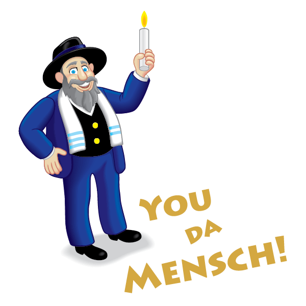 The Mensch on a Bench Stickers messages sticker-0