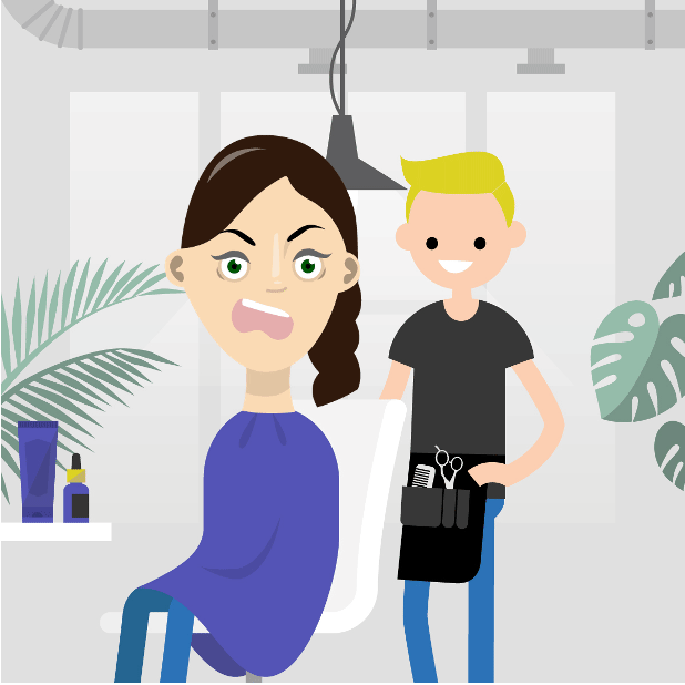 Hair Alone: Hairstyle Makeover messages sticker-0