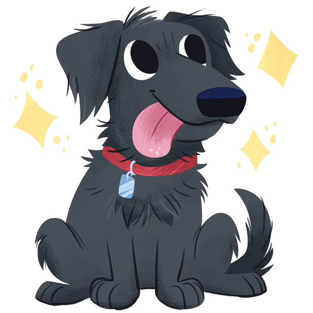 Mr. Cooper Black Dog Stickers messages sticker-5