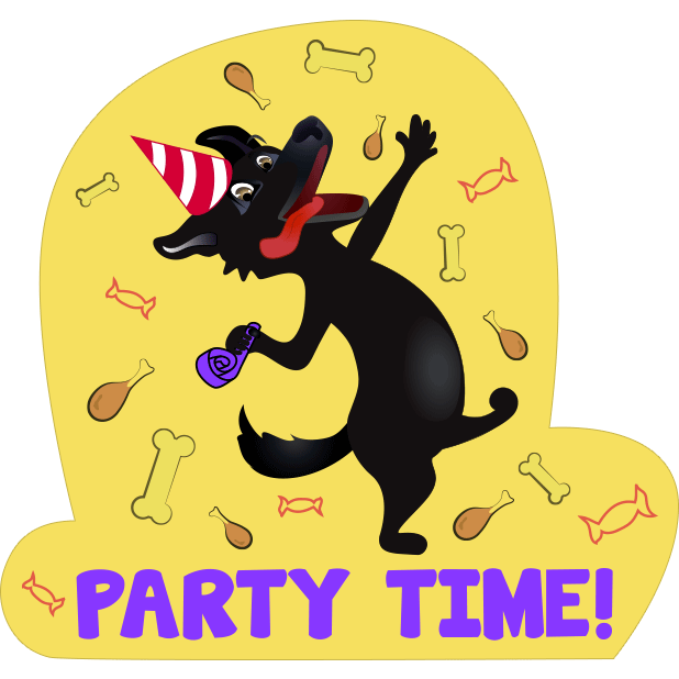 Nero the Black Dog messages sticker-9