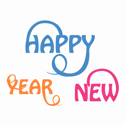 New Year Stickers for 2018 messages sticker-4