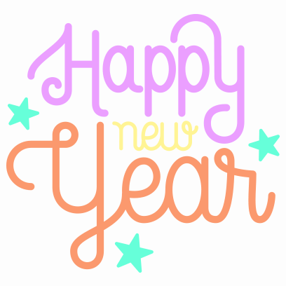 New Year Stickers for 2018 messages sticker-3