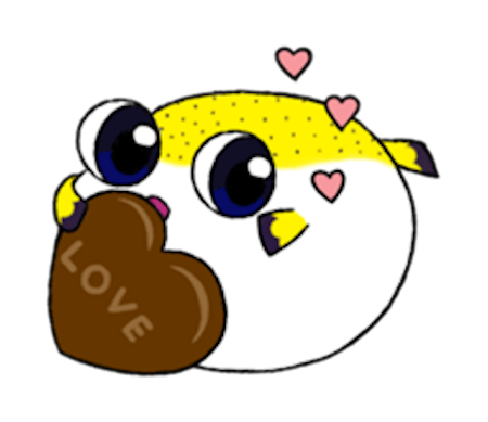 The Puffer Fish messages sticker-2