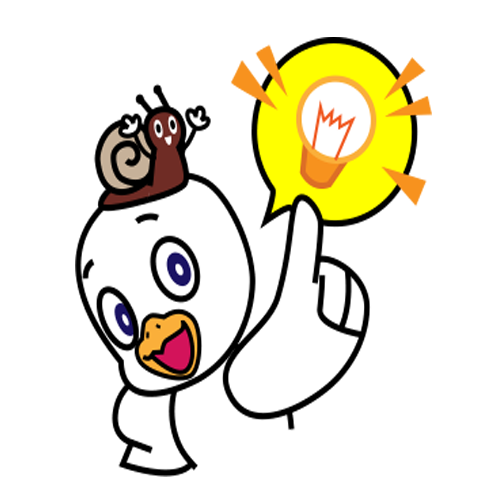 Gull and the snail messages sticker-7
