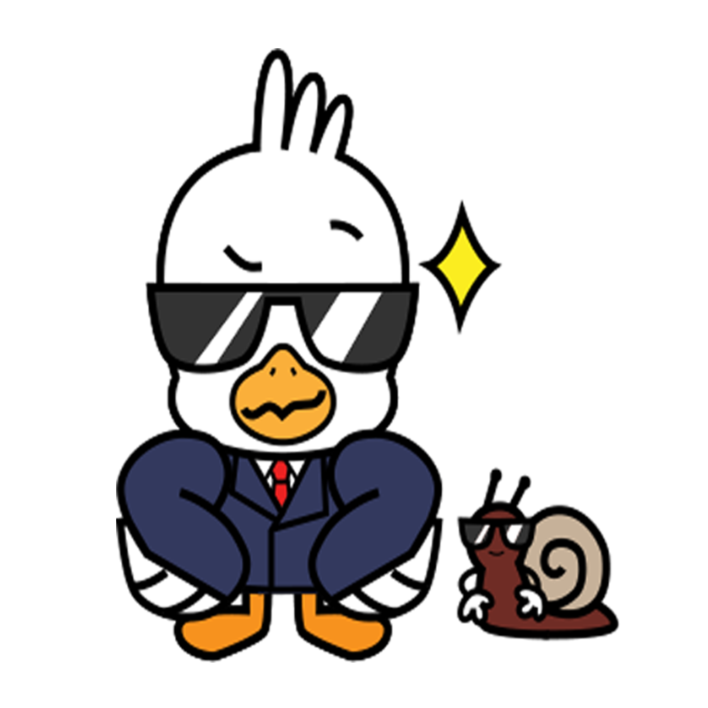 Gull and the snail messages sticker-9