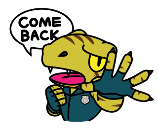 Raptor Cop Animated Stickers messages sticker-6