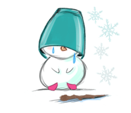 Xmas Of Lonely Snowman Stickers messages sticker-0