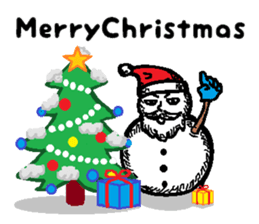 Many Stickers Of A Funny Snowman messages sticker-1