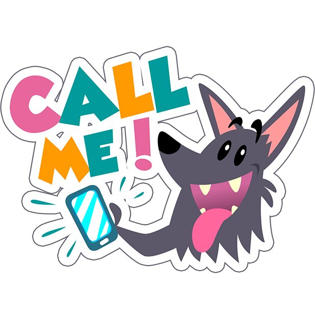 Cute Funny Dog Comic Stickers messages sticker-11
