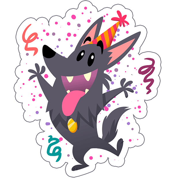 Cute Funny Dog Comic Stickers messages sticker-8