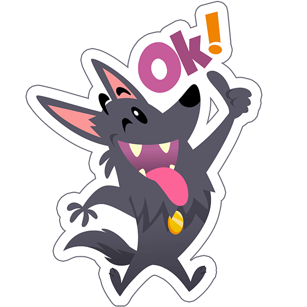 Cute Funny Dog Comic Stickers messages sticker-2