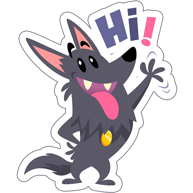 Cute Funny Dog Comic Stickers messages sticker-0
