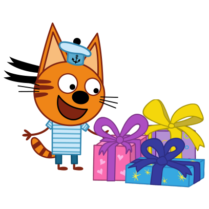 Kid-E-Cats: Winter messages sticker-0