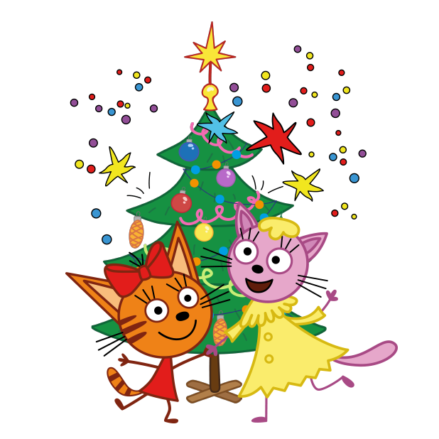 Kid-E-Cats: Christmas messages sticker-3