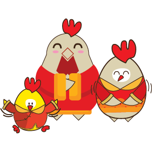 Happy New Year 2017 - Year of the Rooster messages sticker-10