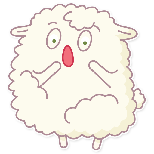 iMessage Sheep Stickers messages sticker-11