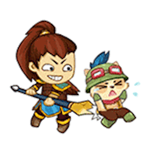 iBabe Teemo messages sticker-7