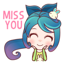 Mobile Girl Stickers messages sticker-2
