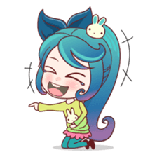 Mobile Girl Stickers messages sticker-7