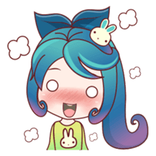 Mobile Girl Stickers messages sticker-4