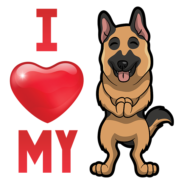 ShepherdMoji - German Shepherd Emoji & Stickers messages sticker-7