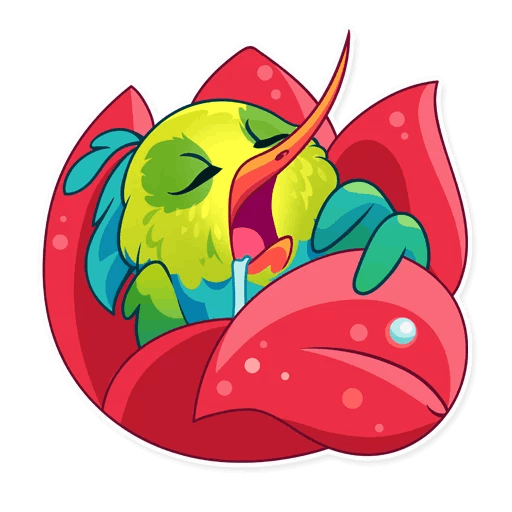 Hummingbird! Stickers messages sticker-0