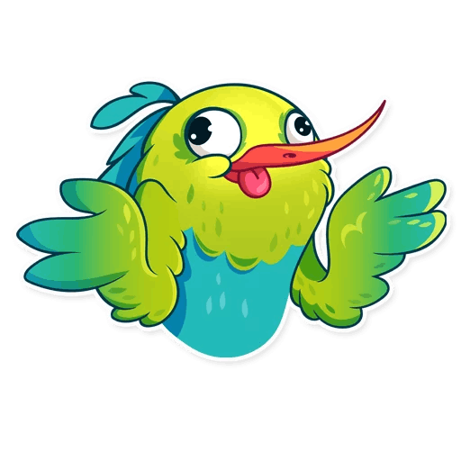 Hummingbird! Stickers messages sticker-6