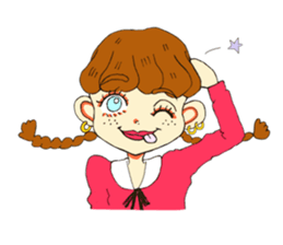 Two Adorable Teenage Girls Stickers messages sticker-11