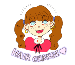 Two Adorable Teenage Girls Stickers messages sticker-1