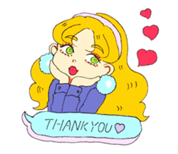 Two Adorable Teenage Girls Stickers messages sticker-8