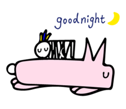 Lovely Rabbit And Parrot Stickers messages sticker-11