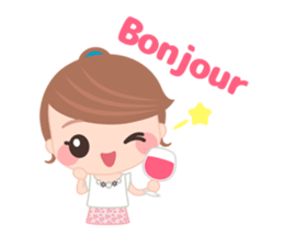 Sweet And Cute Girl Stickers messages sticker-3