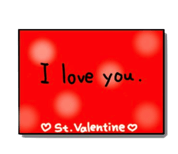 Valentine Day Cards Stickers Pack messages sticker-4