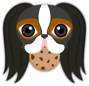 Tri Color Japanese Chin messages sticker-10